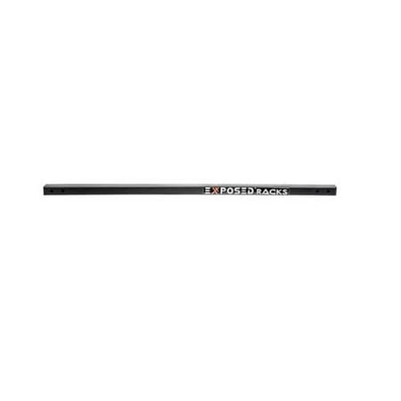 Exposed Rack 8009653BK 40 in. Solid Oland Xbar for 2007-2018 Jeep Wrangler JK, Black