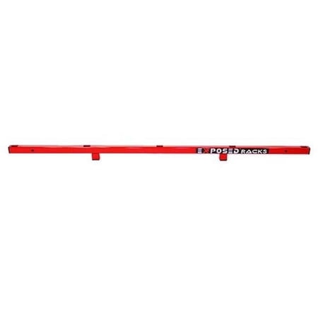 Exposed Rack 8009702RD CLK Mid Xbar for 2007-2018 Jeep Wrangler JK, Red