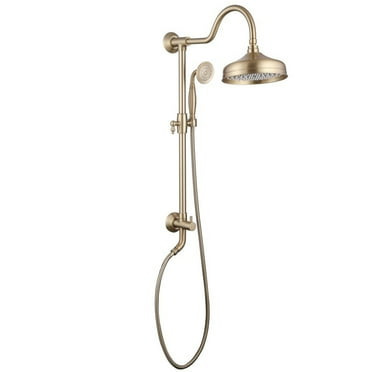 Exposed Shower Combo Set, Complete Shower System with Rough in-Valve