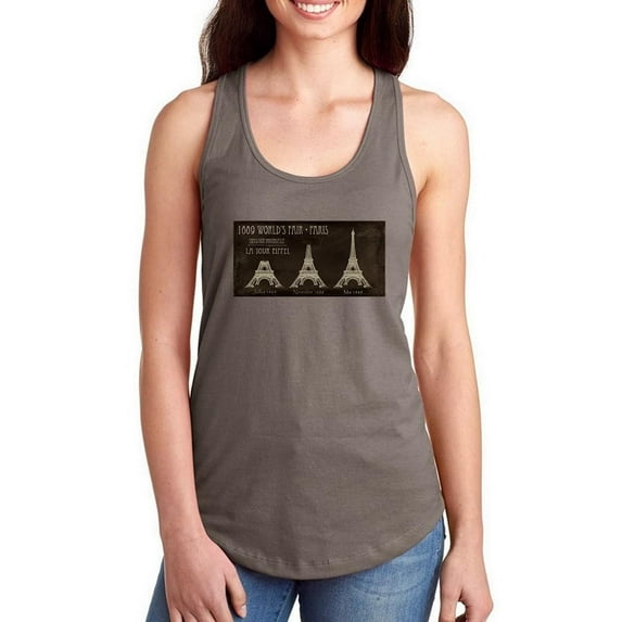 Exposition La Tour Eiffel Racerback Tank Women -Ethan Harper Designs, Female x-Small