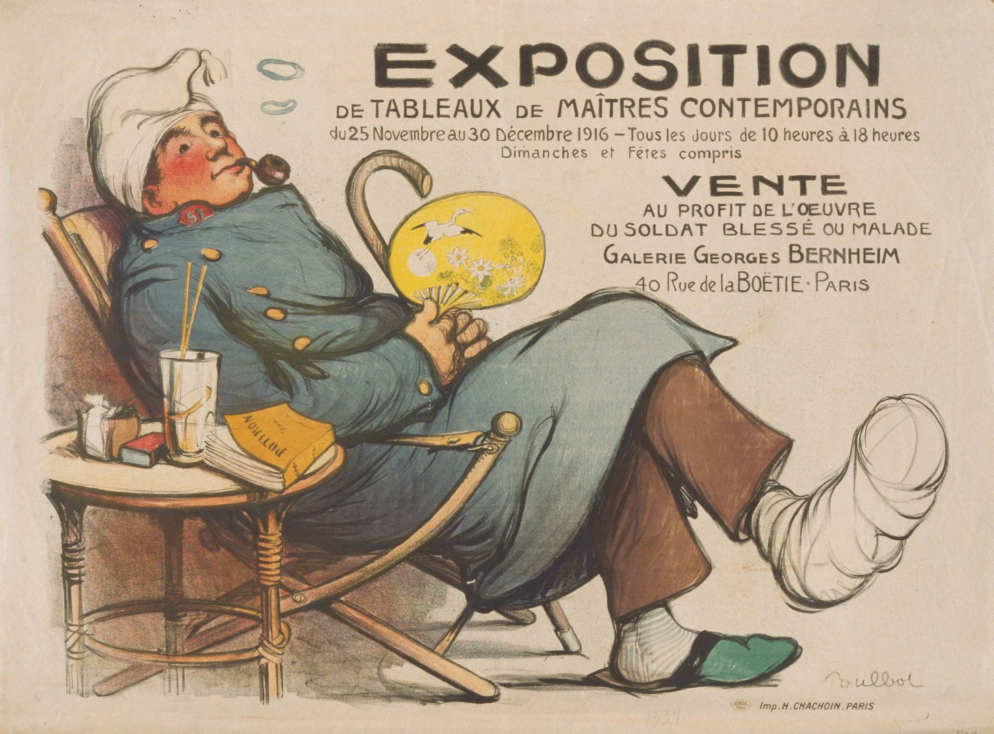 Exposition de Tableaux de Matres Contemporains 1916 Canvas Art - Francisque Poulbot (18 x 24)