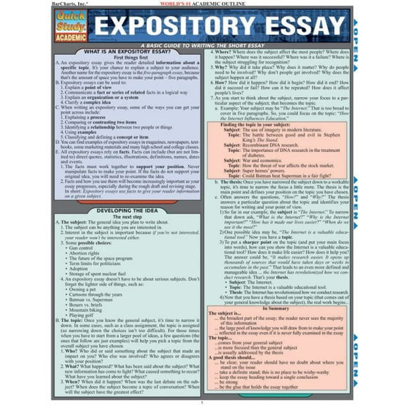 Expository Essay (Other)