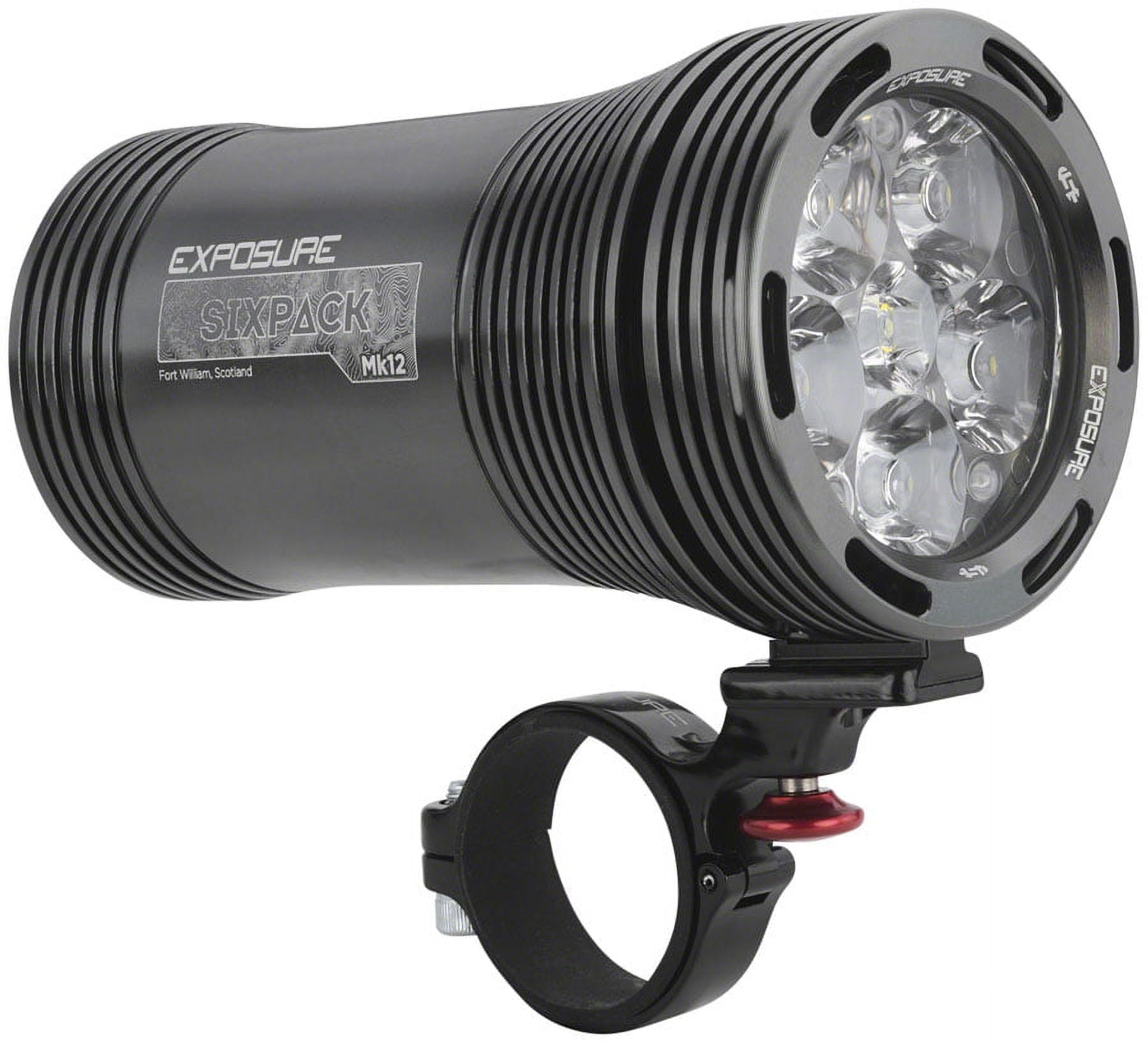 Exposure Six Pack Mk12 Headlight 5250/3750 Lumens REFLEX Technology