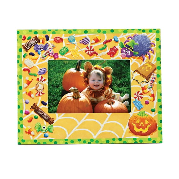 Exposures Custom Halloween Goodies Photo Frame, Holds 4x6 Photo