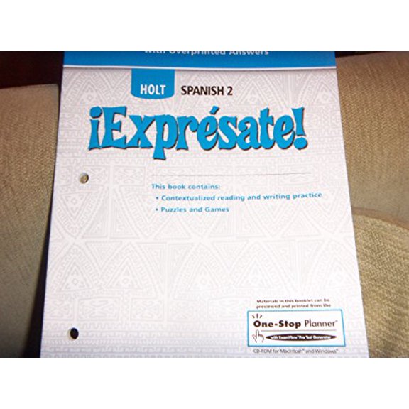Pre-Owned Expr?sate!: Cuaderno de Actividades Teacher's Edition Level 2 (Exprsate!), 9780030744815, 0030744814, Paperback, 1 edition