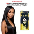 thumbnail image 1 of Express Beauty 13A 100% Pure Virgin Human Hair Bundles STRAIGHT - Multi-Size 16"/18"/20" Inch (Natural / Black), 1 of 6