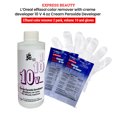 thumbnail image 1 of Express Beauty Creme Peroxide Developer 10 Volume 4 fl oz with Effasol Color Remover (2 Pack) and Gloves - 5 Pcs Set, 1 of 1