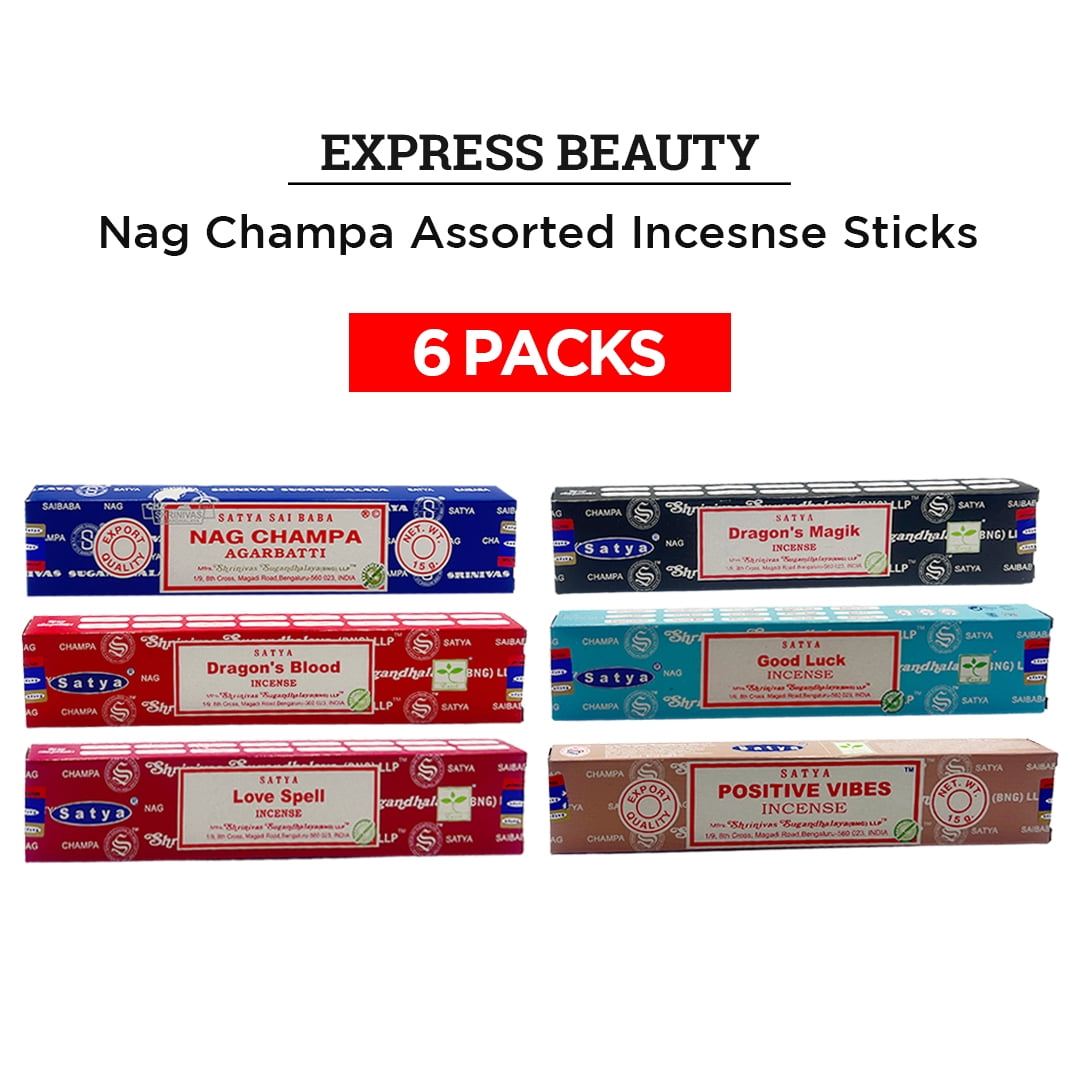 Express Beauty Nag Champa Assorted Incense Sticks Variety Set 2