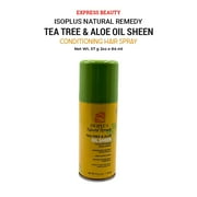 Express Beauty Natural Remedy Isoplus Natural Remedy Tea Tree & Aloe Oil Shine Conditioning Hairspray - 2 oz