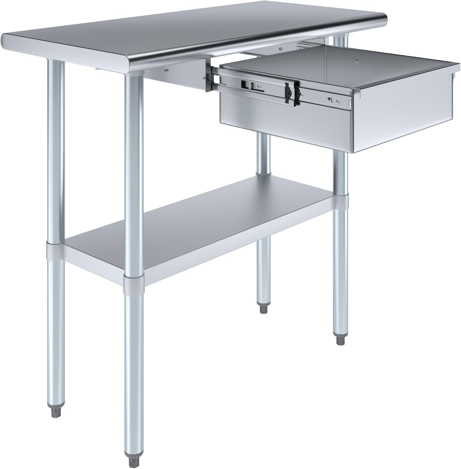 Express KitchQuip Stainless Steel Table with Drawer | Commercial ...