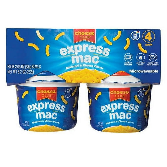 Express Mac and Cheese Cups, 4 count- Pack of 3