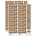 thumbnail image 1 of Express Mail Service Expedited Running Person Sticker Set - Brown - Gloss Finish - 2.00" Large, 1 of 7