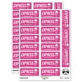 thumbnail image 1 of Express Mail Service Expedited Running Person Sticker Set - Hot Pink - Gloss Finish - 2.00" Large, 1 of 7