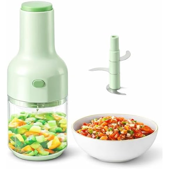 Express Manual Food Chopper: 2-Cup, Hand Chopper Vegetable Cutter to Chop Veggies, Fruits, Herbs, Garlic Onion Chopper for Salsa, Salad, Pesto, Hummus, Guacamole, Coleslaw, Indian Cooking