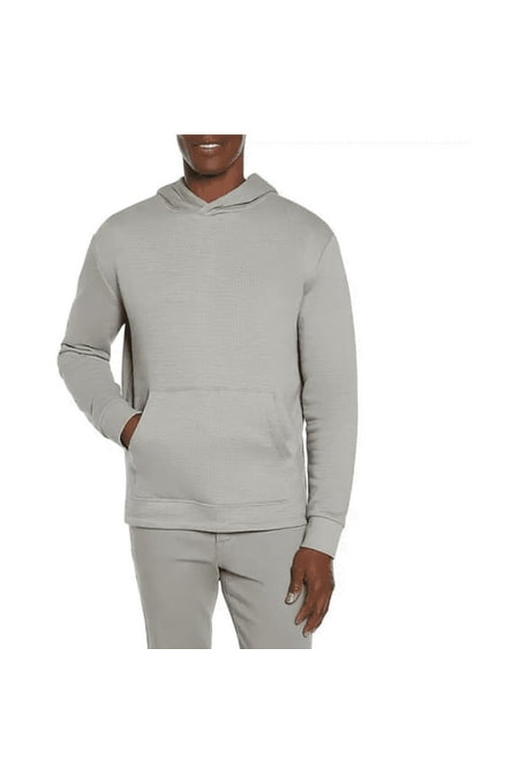 Men's Textured Hoodie Drizzle Small