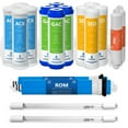thumbnail image 1 of Express Water 2 Year Ultraviolet Reverse Osmosis System Replacement Filter Set 18 Filters with 50 GPD RO Membrane 10 inch Size Water Filters, 1 of 9