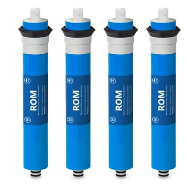 Express Water – 4 Pack Reverse Osmosis Membrane – RO Membrane 50 GPD Water Filter Replacement – Under Sink and Reverse Osmosis System