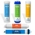Reverse Osmosis Replacement Filter Set RO Cartridges 15 pcs Reverse Osmosis Replacement Filter Set RO Cartridges 15 pcs