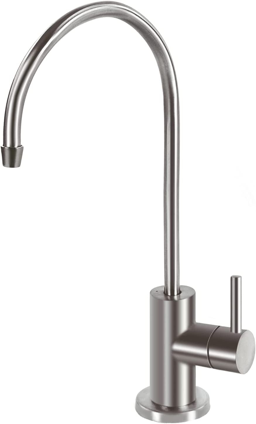 Express Water Modern Brushed Nickel Water Filter Faucet ? Drinking