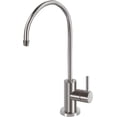 thumbnail image 1 of Express Water Modern Brushed Nickel Water Filter Faucet ? Drinking Water Faucet ? Reverse Osmosis Filtration System and Kitchen Sink Beverage Faucet ? Simple 3-Piece Easy Install Faucet, 1 of 5