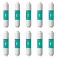 thumbnail image 1 of Express Water Post Activated Carbon (PAC) Water Filter Replacement – 5 Micron Inline Filter – 10 inch, 1/4" Threaded Fitting – Under Sink and Reverse Osmosis System (Pack of 10), 1 of 4