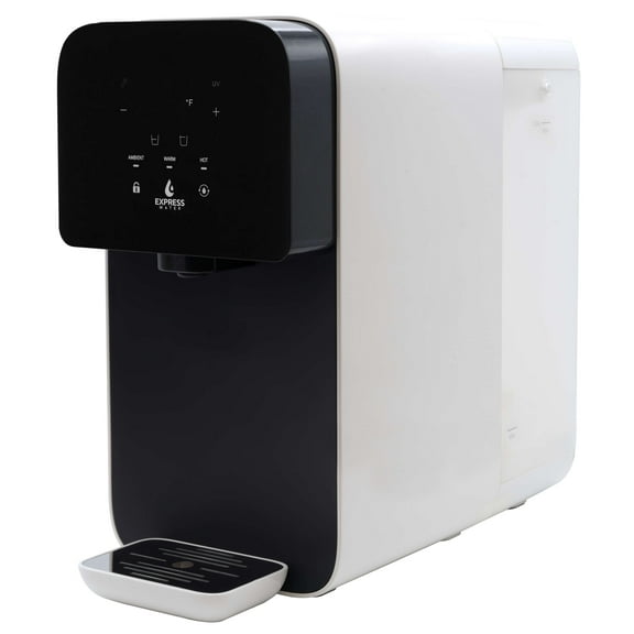 Express Water ROC001 UV Countertop Water Filter System Hot, Room, Ambient Reverse Osmosis Water Filter System 5 Stage RO Water Filter System with UV Water Purifier No Installation Required