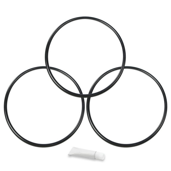 Express Water Whole House O-Ring Replacement Kit ? 5.5? OD Diameter O-Rings for Filter Housings ? 3 O-Rings Pro Seal BPA Free Thermal Resistant O Ring with Lubricant Tube