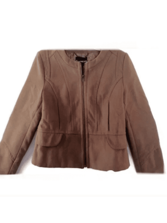 Women -Suit Jacket Blazer Large,Beige