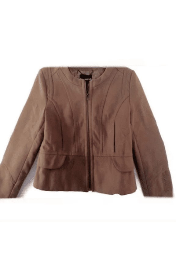 Women -Suit Jacket Blazer Large,Beige