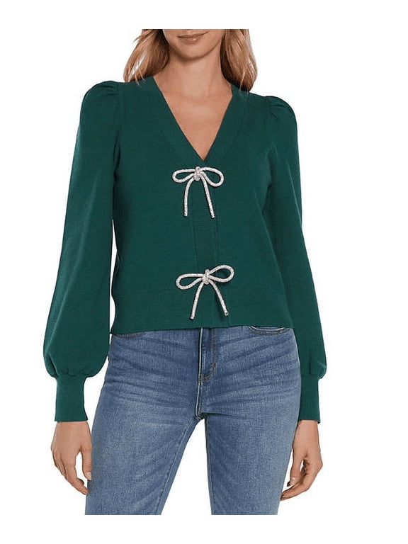 Women's Bow Cardigan June Bug XXL