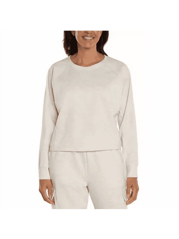 Women's Medium Cream Long Sleeve Tee