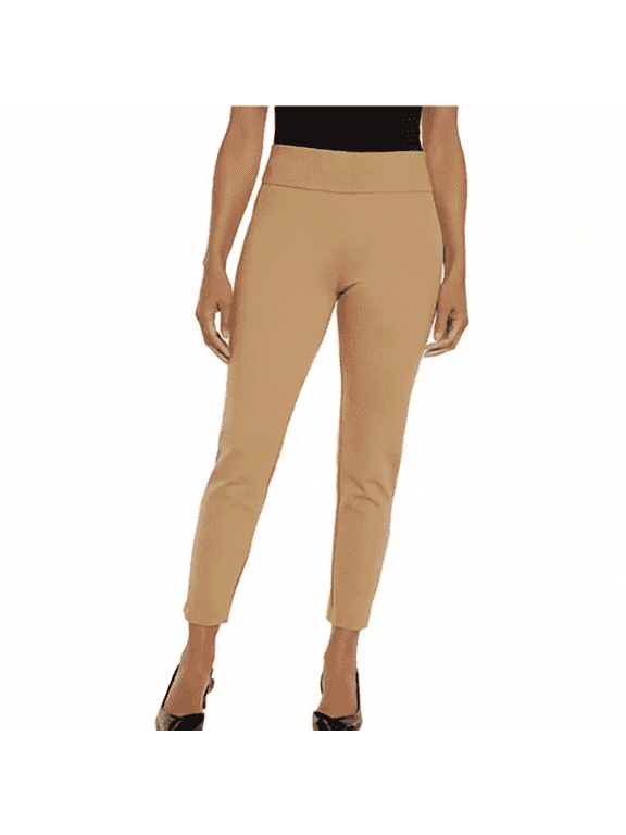 Women's Pecan Ponte Pull-On Pant, Tan XS