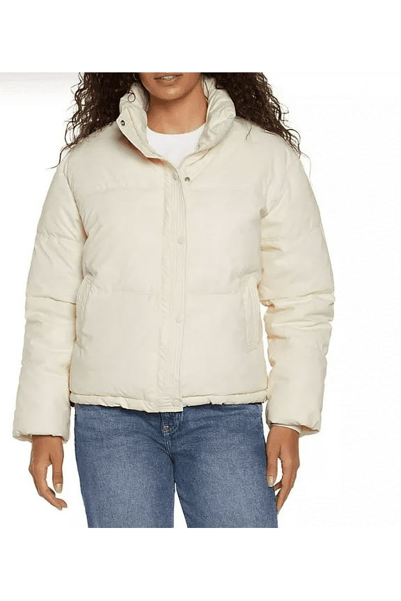 Women's Puffer Jacket (Ivory, XL)