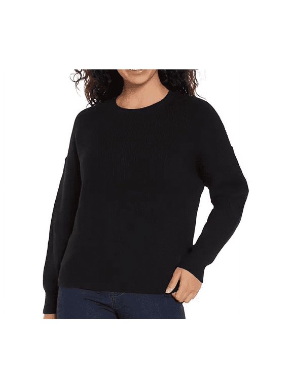 Women's Relaxed Sweater (Black, XL)