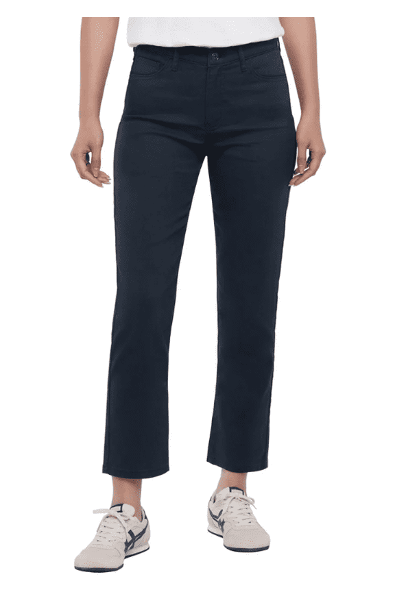 Women's Straight Leg Ankle Jean Pants Navy 8