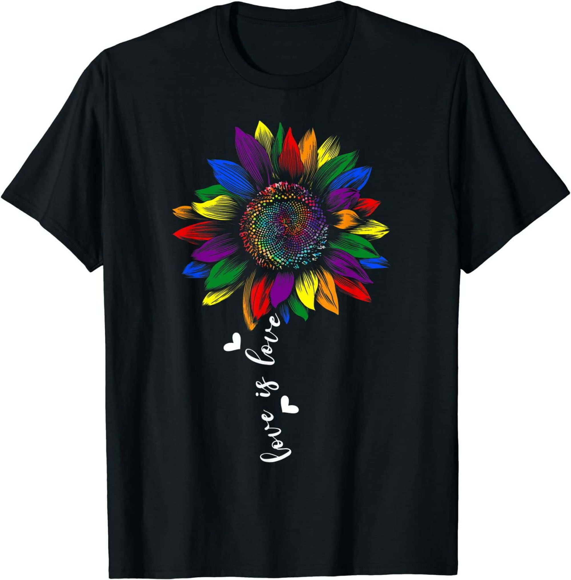 Express Your Love and Pride with our Vibrant LGBTQ+ Sunflower T-Shirt ...