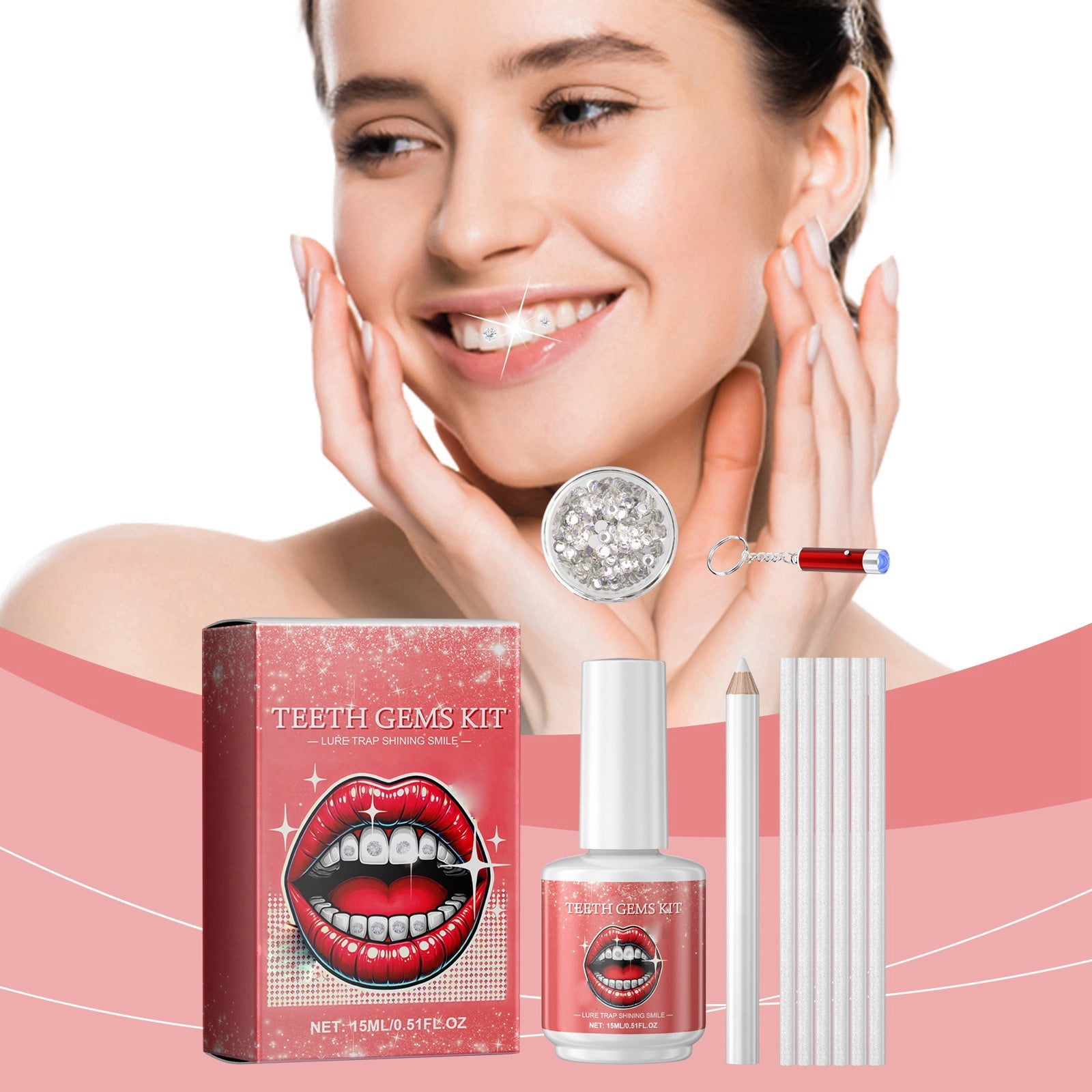 Express Your Unique Style With Our DIY Teeth Gem Kit Your Teeth With 