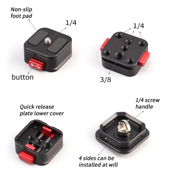 Express pallet,Quick Plate 1/4 Inch Screw Camera Mount Adapter Qr Plate Camera Screw Dslr Mirrorless Dslr Mirrorless Camera Quick Setup With 1/4 Mount Adapter Quick Setup Alloy With Dsfen