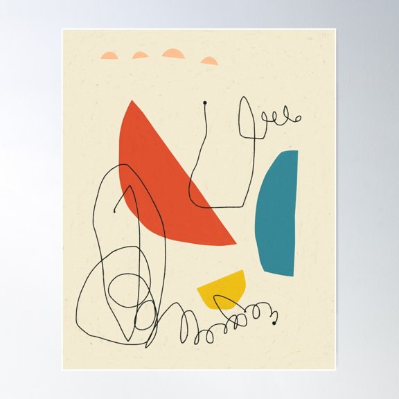 Expression 2 Poster Wall Art, Modern Wall Decor For Living Room Bedroom, 8x12 UNFRAMED