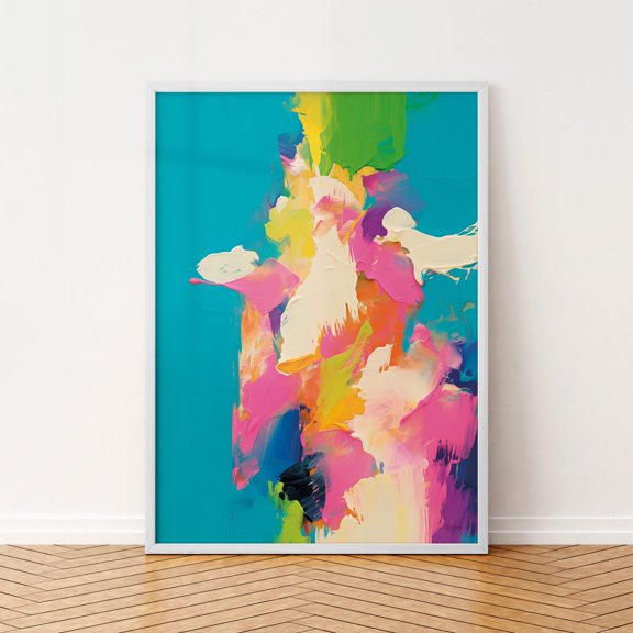 Expressionism Art Modern Poster , Poster Print Only