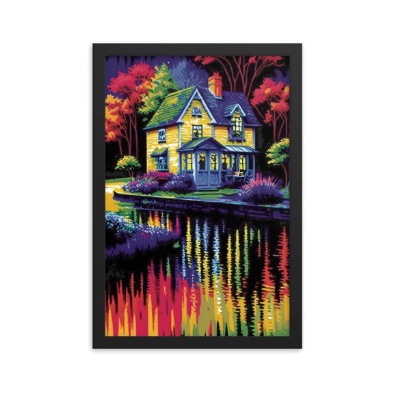Expressionism Style Wall Art Print, Modern Decor