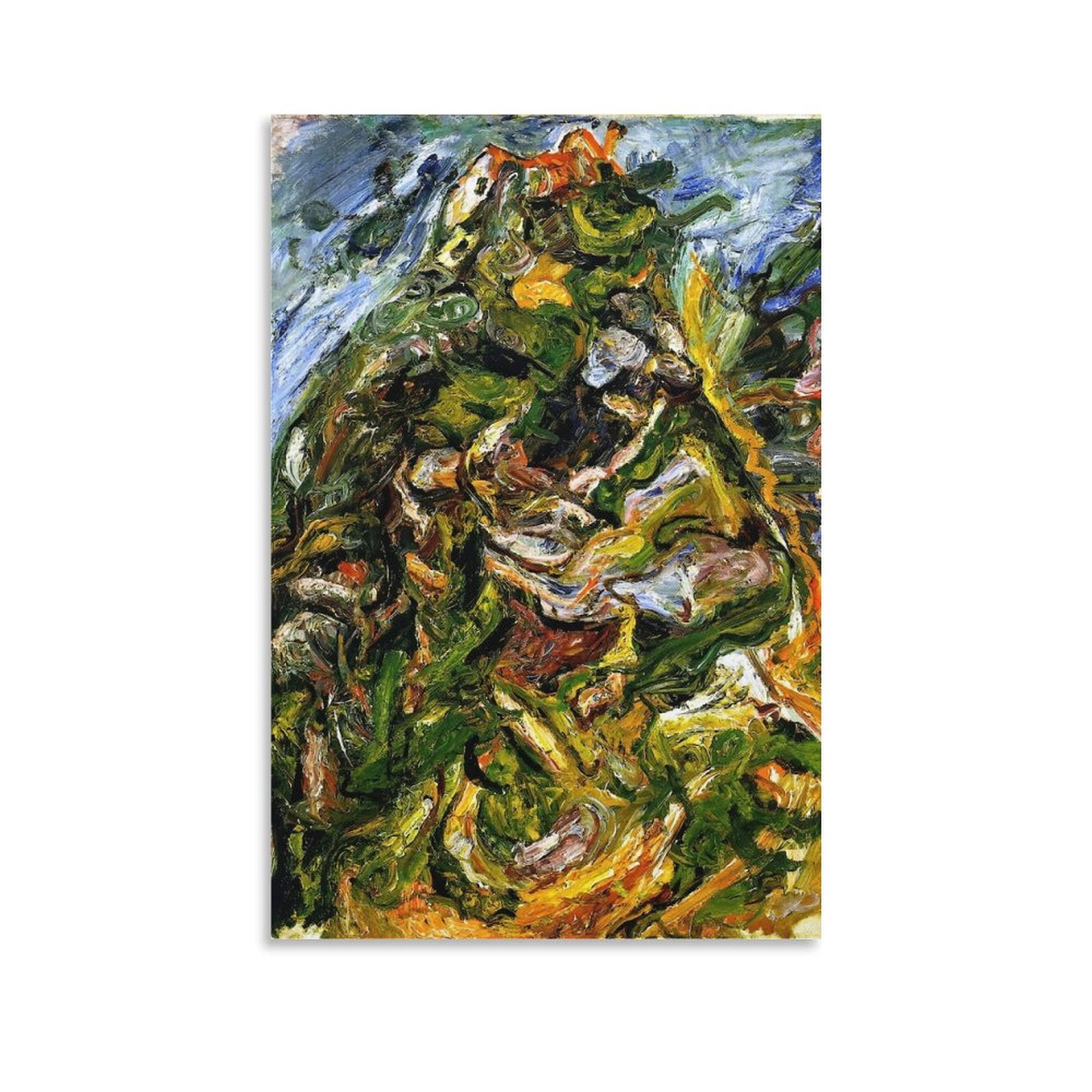 Soutine Poster Expressionist Painters Chaïm Soutine Hill At Ceret Poster Painting On ...