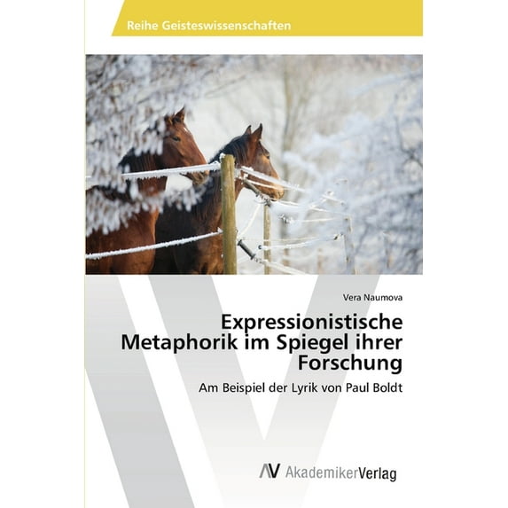 Expressionistische Metaphorik im Spiegel ihrer Forschung (Paperback)
