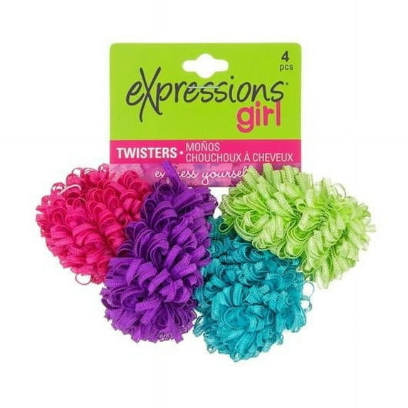 Expressions 2334398 Satin Ribbon Bright Twisters, Assorted Color - 4 Piece - Case of 48