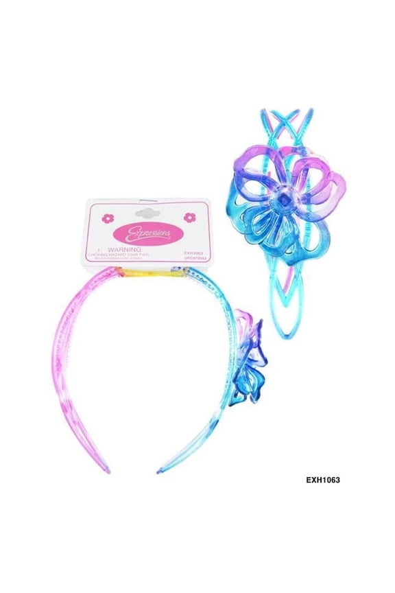 2334410 Flower Ombre Headbands - Case of 48