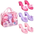 thumbnail image 1 of Expressions 3-Pack Princess Shoe Set - Dress Up Royalty Kids Heels Slip On Shoes - Pastel Colored Princess Dress Up Shoes, Pretend Play High Heels for Kids - Fits Toddler Size 7-10, 1 of 7