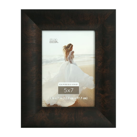 Expressions 5" x 7" Espresso Beveled Frame by Studio Decor