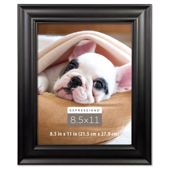 Studio Decor Expressions  8.5" x 11" Black Document Frame