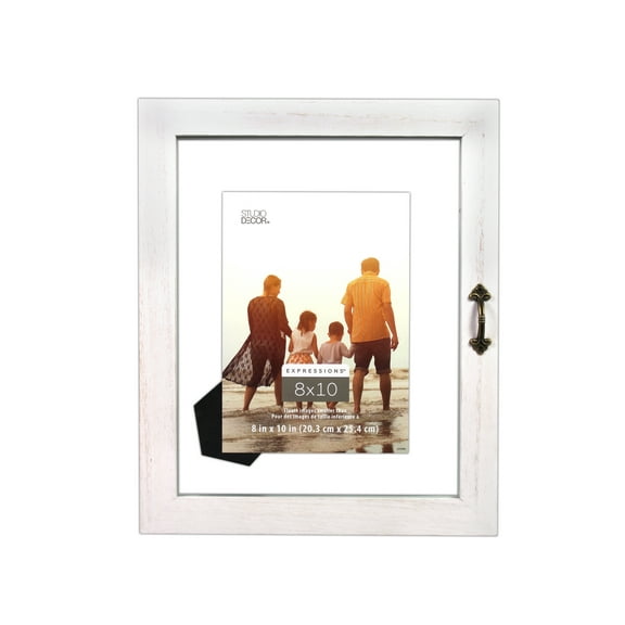 Expressions 8" x 10" White Window Float Frame by Studio Decor