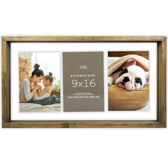 Expressions 9" x 16" Wood Float Frame by Studio Decor